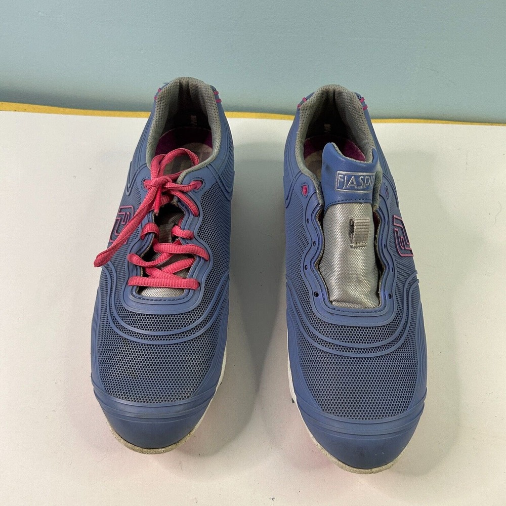 Footjoy Aspire Golf Shoes Women's Size 8.5 M Periwinkle Blue MISSING LACES 98896 - Picture 6 of 15